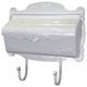 Floral Horizontal Mailbox, White