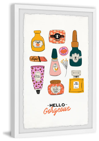 "Woman Essentials" Framed Painting Print, 24x36