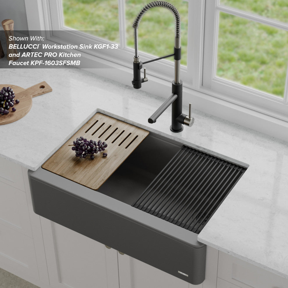 Wood Grain Composite Cutting Board for Kitchen Workstation