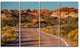 Road in Rocky American Prairie, Landscape Canvas Art Print, 48"x28", 4 Panels