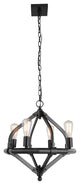 Elegant Lighting Illumina Collection Pendant, Bronze