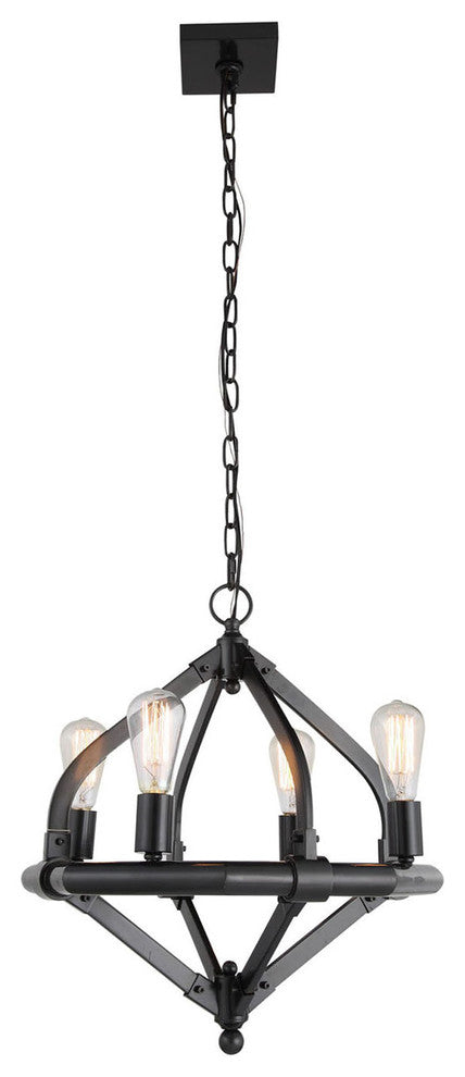 Elegant Lighting Illumina Collection Pendant, Bronze