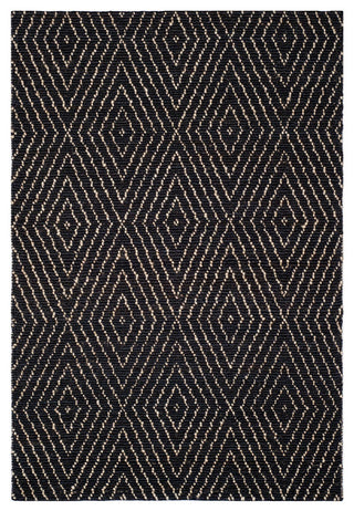 Safavieh Bohemian Area Rug, BOH702, Black and Ivory, 5'x8'