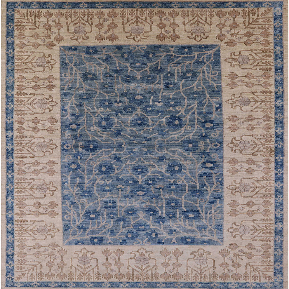 Ahgly Company Indoor Square Mid-Century Modern Area Rugs, 5' Square