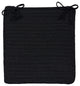 Colonial Mills Chair Pad Simply Home Solid Black Chair Pad