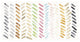 "Watercolor Swipes Bright" Digital Paper Print by Elyse DeNeige, 38"x20"