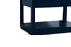 30" Single Bathroom Vanity, Blue, With Backsplash