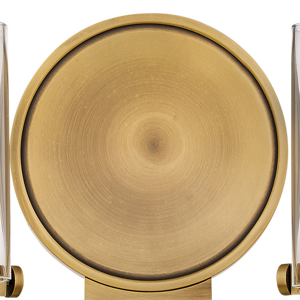 Hinkley Rixon Large Four Light Vanity, Heritage Brass