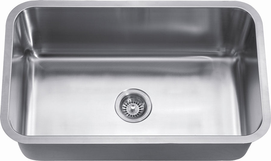 Dawn ASU106 Undermount Rounded Single Bowl Kitchen Sink