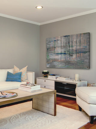 "Marshy Reflection" Painting Print on Wrapped Canvas, 36"x24"