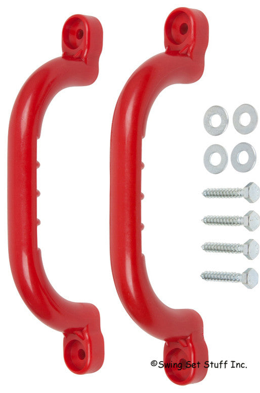Playground Handles, Set of 2, 10", Red