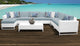 Miami 9 Piece Outdoor Wicker Patio Furniture Set 09b Spa