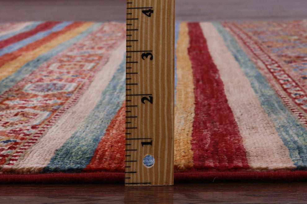 4' 10" X 6' 8" Khorjin Super Kazak Handmade Rug - Q12611