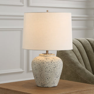 Uttermost Rupture Aged Ivory Table Lamp