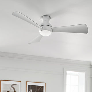 Sola 1 Light 54" Indoor Ceiling Fan, Matte White
