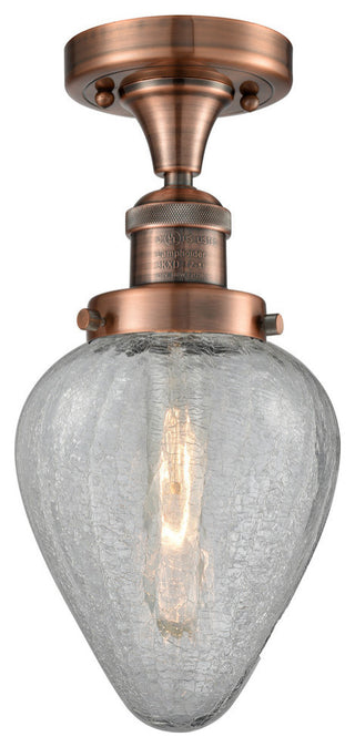 Innovations Lighting 517-1Ch-Ac-G165 1 Light Semi-Flush Mount