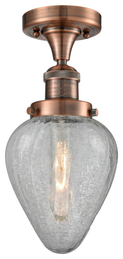 Innovations Lighting 517-1Ch-Ac-G165 1 Light Semi-Flush Mount