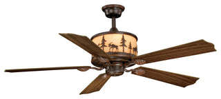 Vaxcel, Yellowstone 56-Inch Burnished Bronze Ceiling Fan
