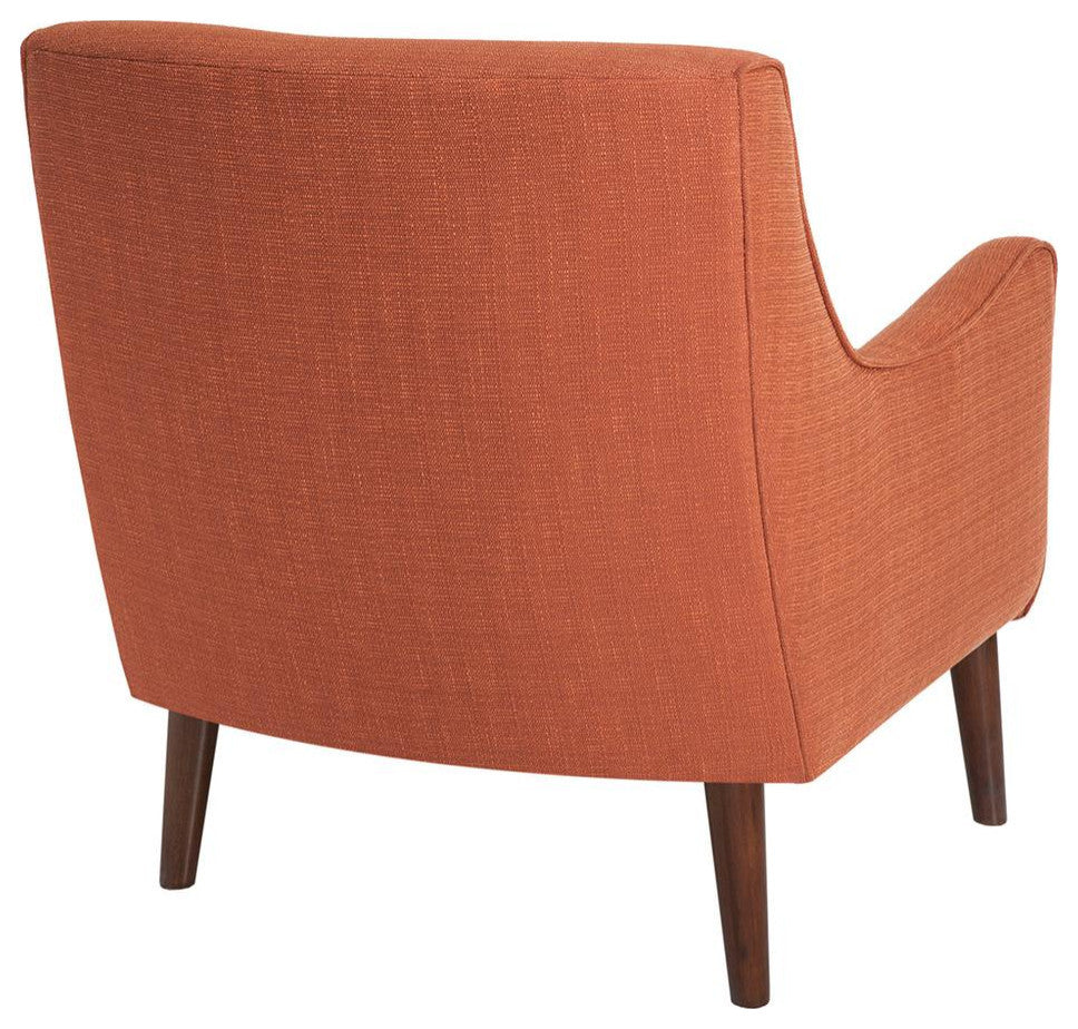 Madison Park Oxford Mid-Century Accent Chair, Orange