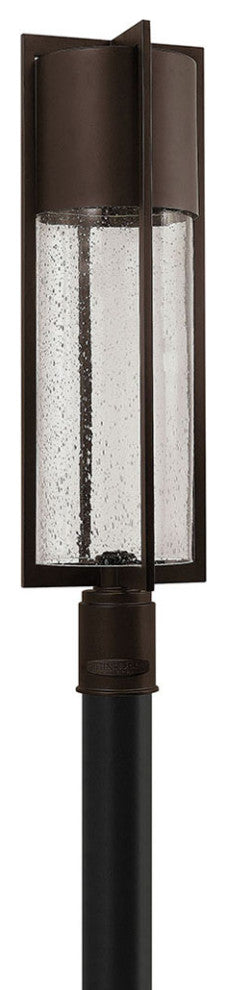 Hinkley Lighting 1321 Shelter 120v 1 Light 27.75" Tall Post Light - Buckeye
