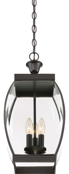 Quoizel OAS1909Z Three Light Outdoor Hanging Lantern Oasis Medici Bronze