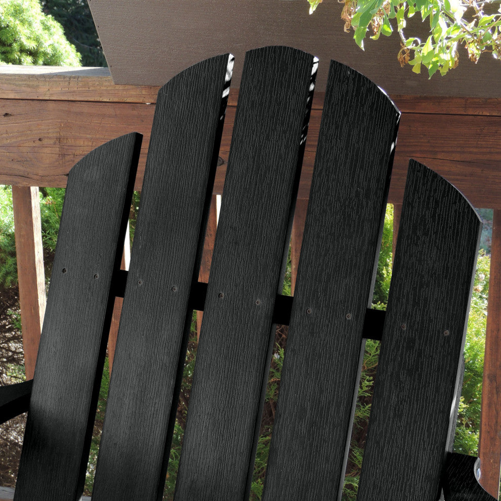 Classic Walden Adirondack Chair, Black