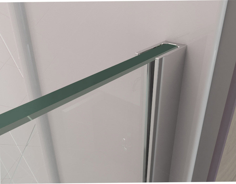 DreamLine Linea Frameless Sliding Shower Door Open Entry Design, SHDR-3230721-01