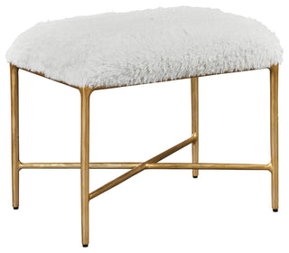 Uttermost Charmed Sheepskin Small Bench
