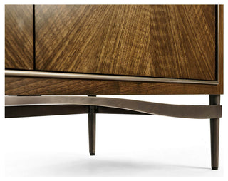 French Modern Walnut Cabinet