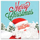 Christmas Santa 12x12 Canvas Wall Art