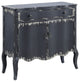 Accent Cabinet With One Shelf and a Drawer, Antique Gray Finish