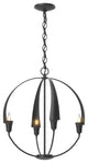 Cirque Small Chandelier, Black Finish