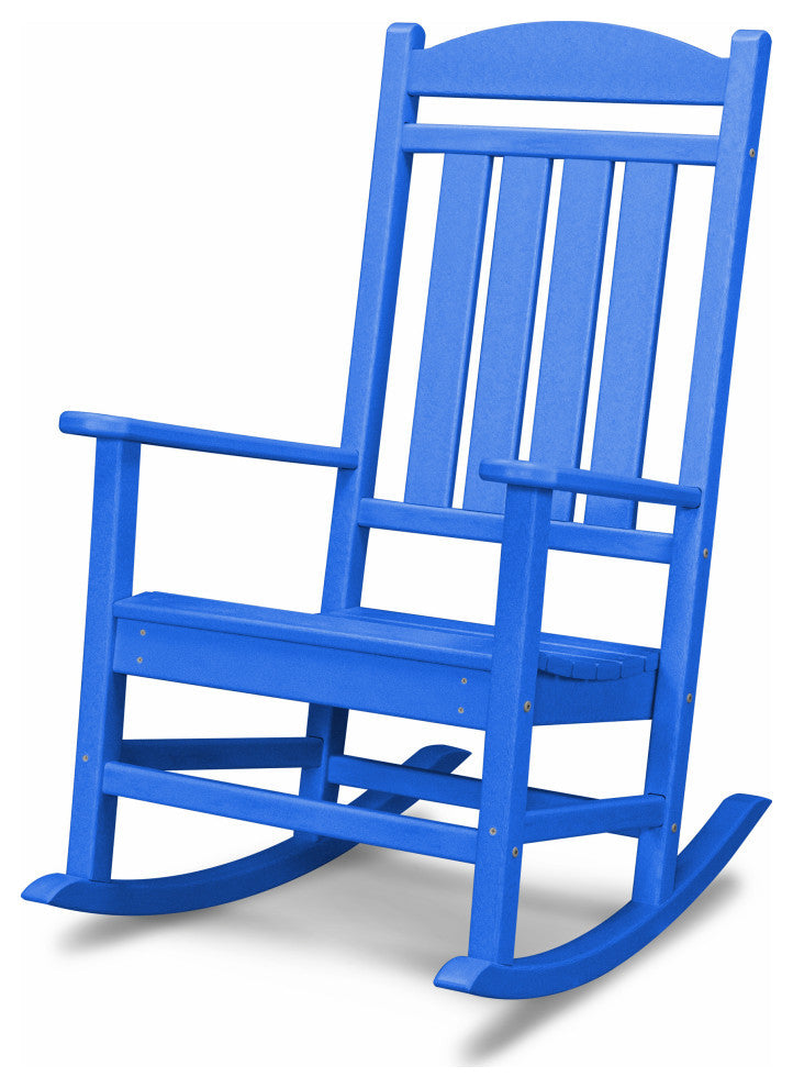 Polywood Presidential Rocking Chair, Pacific Blue