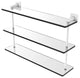 Montero 22" Triple Tiered Glass Shelf, Matte White