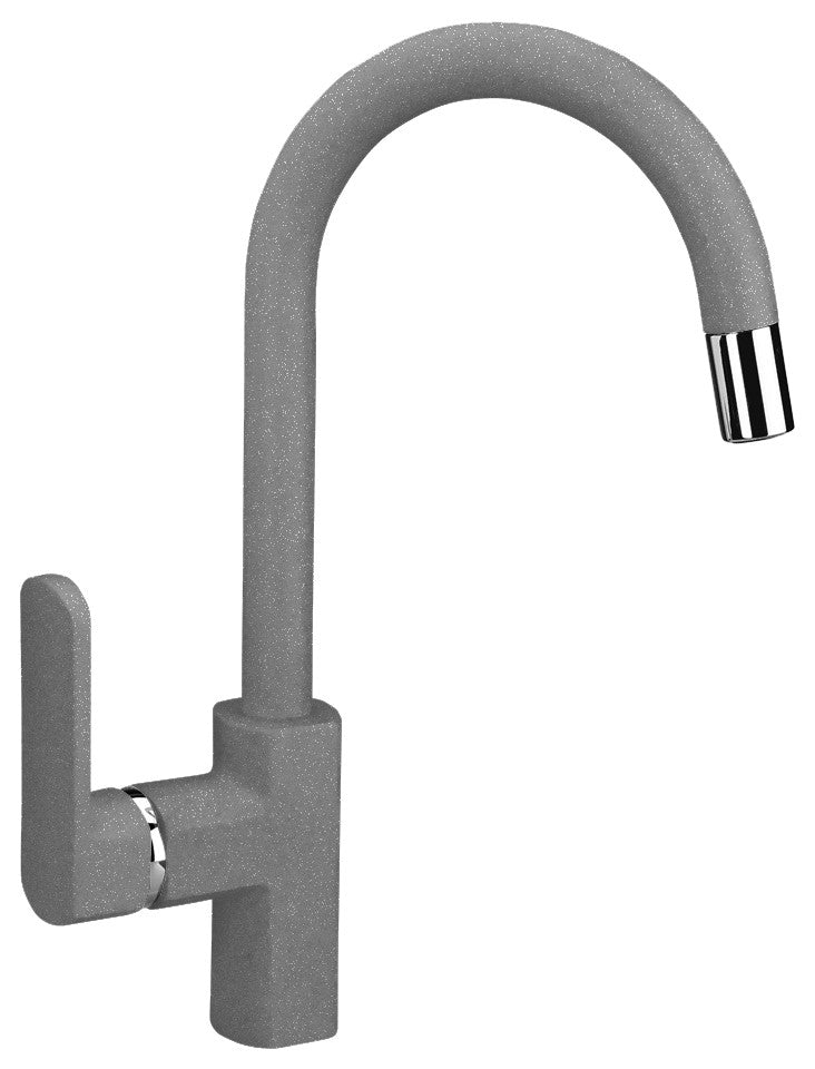 LaToscana Single Handle Pull Down Faucet, Titanium