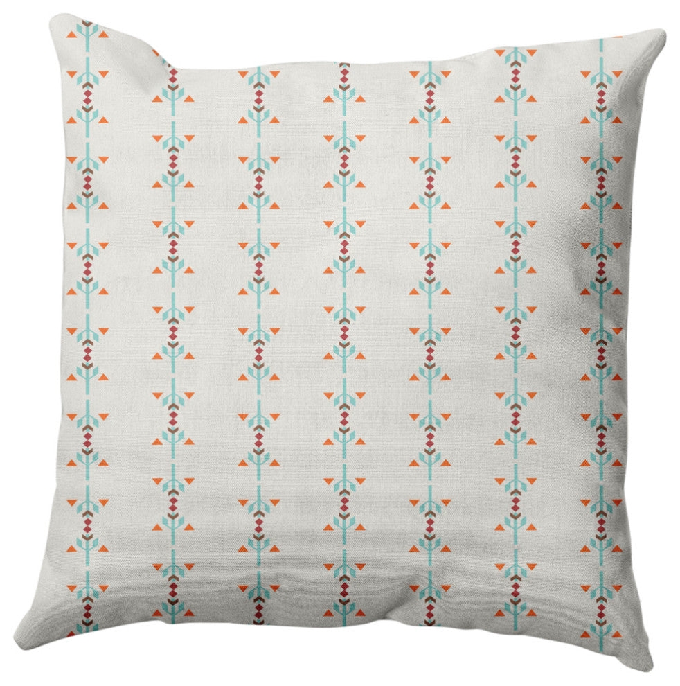 Jodhpur Stripe Decorative Throw Pillow, Blue, 16"x16"