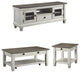 Home Square 3-Piece Set with Coffee Table & End Table & TV Stand