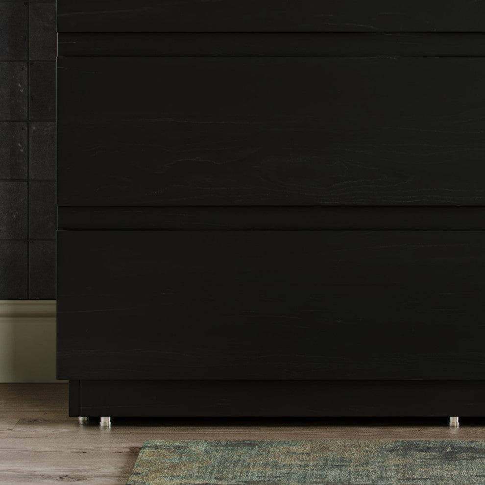 The Essen Bathroom Vanity, Charcoal, 72", Double Sink, Freestanding