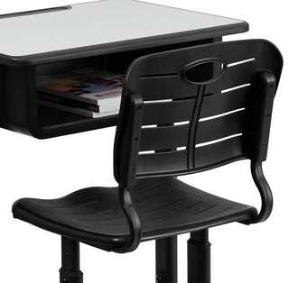 Open Front Desk and Chair