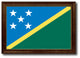 Solomon Island Country Flag Canvas Print, 21"x30"