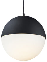 ET2 E20366-92 Half Moon 12"W LED Pendant - Black