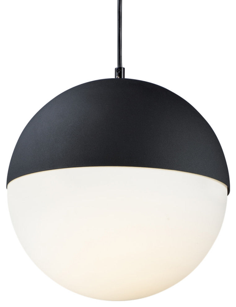 ET2 E20366-92 Half Moon 12"W LED Pendant - Black