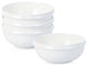 Stone Lain Verso Porcelain Bowl Set of 4, White