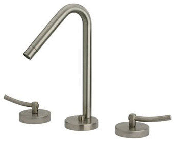 Metrohaus Lavatory Widespread Faucet With 45-Degree Swivel Spout