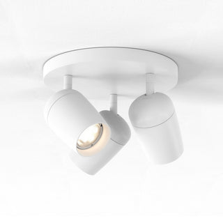Koto Five Bar, Matt White, Three Light - Round