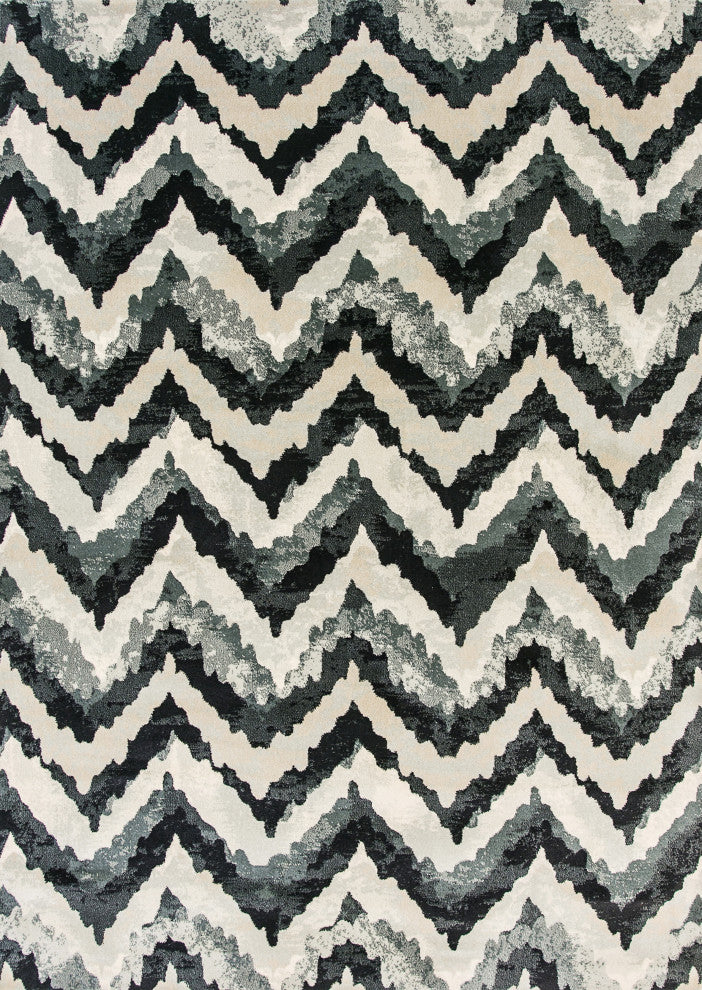 Melody Black Rug, 9'2"x12'10"