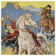 "Vintage Westerns: Vanishing men - Detail" Paper Print, 42"x42"