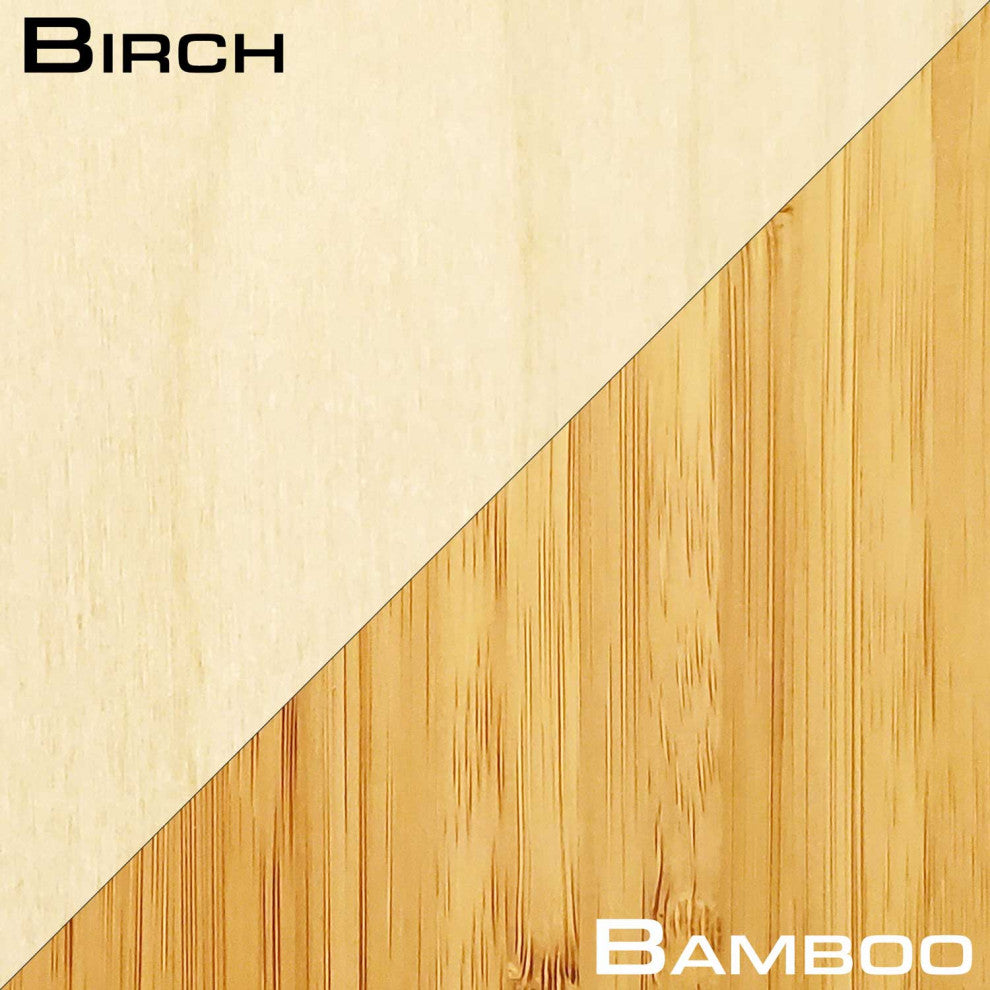 Bamboo Surfboard Rack - Kaua'i Series, Birch, Quad