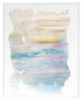Ocean Rocks 1 Fine Art Print, White, 35"x28"