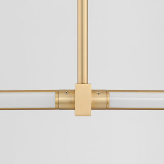 ET2 E21355 Dorian 35"W LED Linear Chandelier - Gold